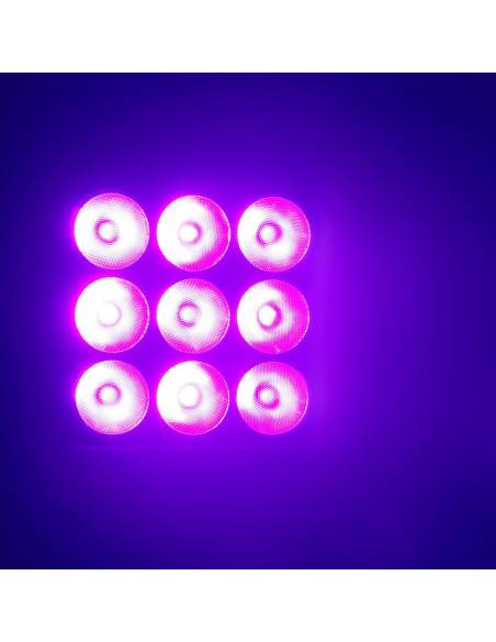 Cameo FLOOD 600 IP65 - Proyector de exterior con 9 LED RGBWA+UV 6 en 1 de 12 W