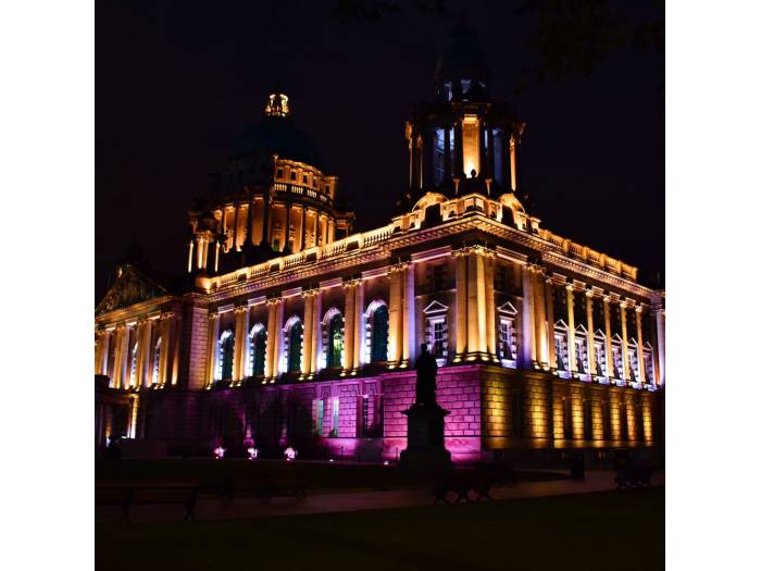 Cameo FLOOD 600 IP65 - Proyector de exterior con 9 LED RGBWA+UV 6 en 1 de 12 W