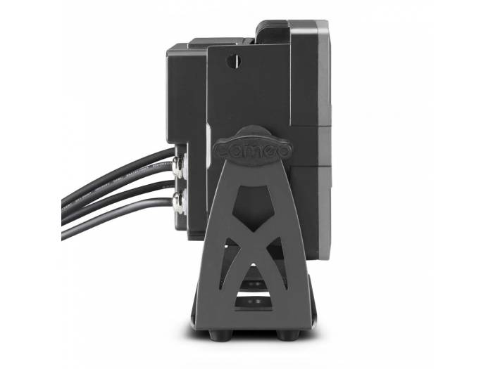 Cameo FLAT PRO FLOOD IP65 TRI - Proyector con LED COB tricolor de 60 W para uso en exteriores con carcasa negra