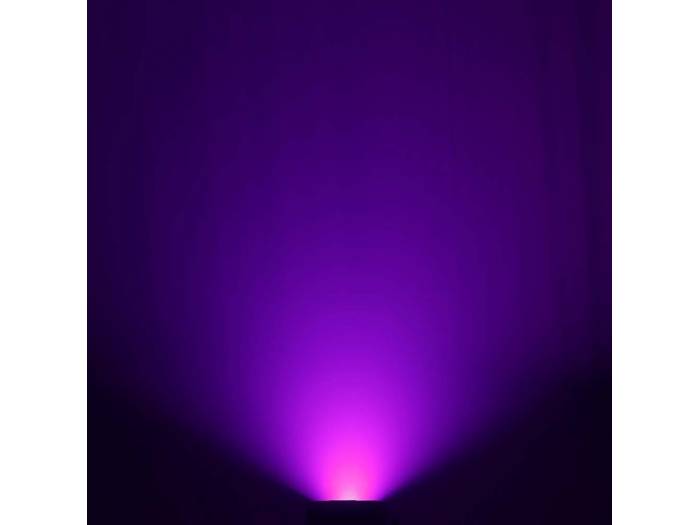 Cameo FLAT PRO FLOOD IP65 TRI - Proyector con LED COB tricolor de 60 W para uso en exteriores con carcasa negra