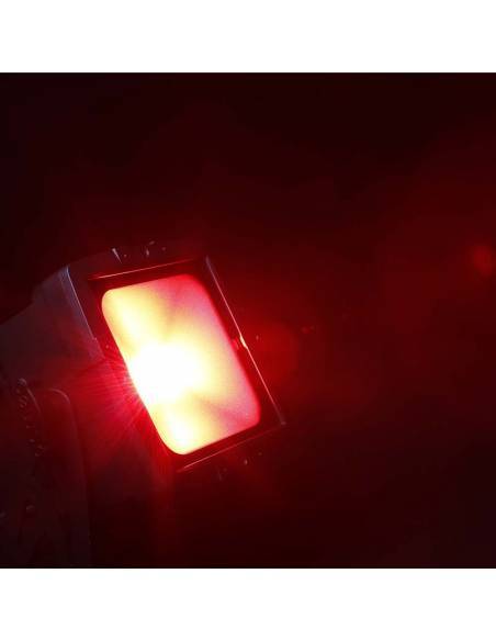 Cameo FLAT PRO FLOOD IP65 TRI - Proyector con LED COB tricolor de 60 W para uso en exteriores con carcasa negra