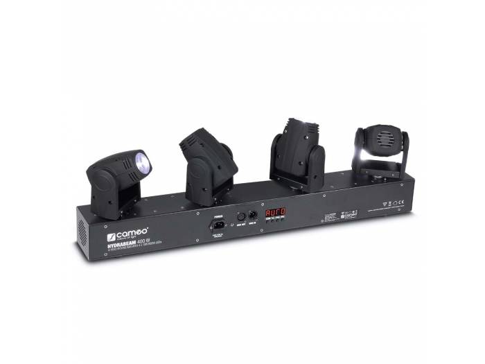 Cameo HYDRABEAM 400 RGBW - Set con 4 cabezas móviles ultrarrápidas de LEDs RGBW CREE de 10 W