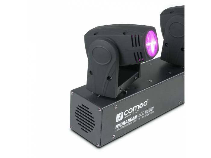 Cameo HYDRABEAM 400 RGBW - Set con 4 cabezas móviles ultrarrápidas de LEDs RGBW CREE de 10 W