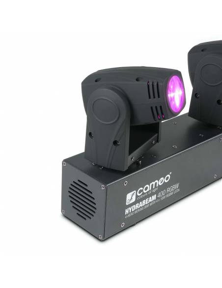 Cameo HYDRABEAM 400 RGBW - Set con 4 cabezas móviles ultrarrápidas de LEDs RGBW CREE de 10 W