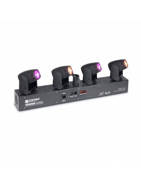 Cameo HYDRABEAM 400 RGBW - Set con 4 cabezas móviles ultrarrápidas de LEDs RGBW CREE de 10 W