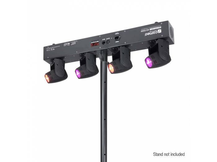 Cameo HYDRABEAM 400 RGBW - Set con 4 cabezas móviles ultrarrápidas de LEDs RGBW CREE de 10 W