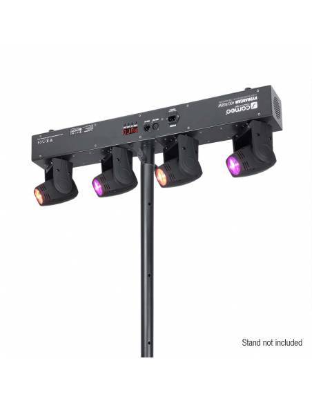 Cameo HYDRABEAM 400 RGBW - Set con 4 cabezas móviles ultrarrápidas de LEDs RGBW CREE de 10 W