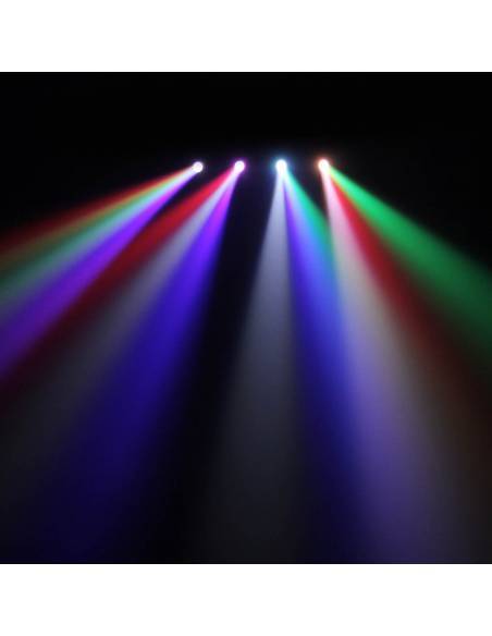 Cameo HYDRABEAM 400 RGBW - Set con 4 cabezas móviles ultrarrápidas de LEDs RGBW CREE de 10 W