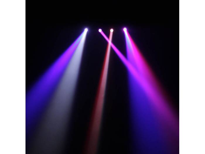 Cameo HYDRABEAM 400 RGBW - Set con 4 cabezas móviles ultrarrápidas de LEDs RGBW CREE de 10 W