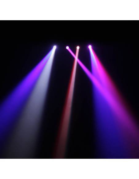 Cameo HYDRABEAM 400 RGBW - Set con 4 cabezas móviles ultrarrápidas de LEDs RGBW CREE de 10 W