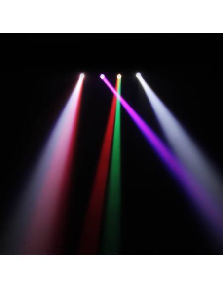 Cameo HYDRABEAM 400 RGBW - Set con 4 cabezas móviles ultrarrápidas de LEDs RGBW CREE de 10 W