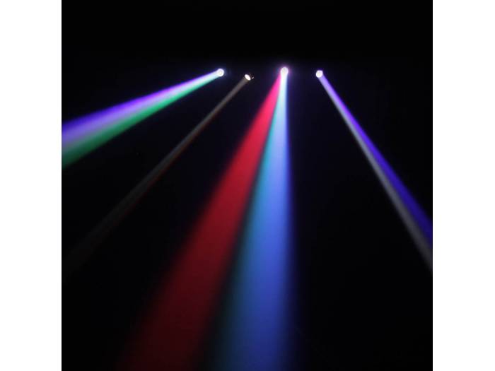 Cameo HYDRABEAM 400 RGBW - Set con 4 cabezas móviles ultrarrápidas de LEDs RGBW CREE de 10 W