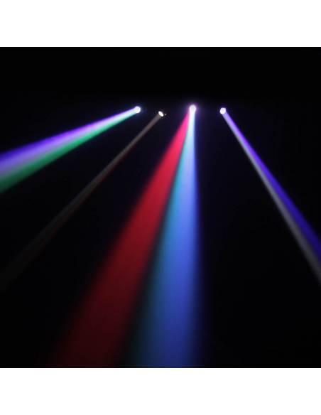 Cameo HYDRABEAM 400 RGBW - Set con 4 cabezas móviles ultrarrápidas de LEDs RGBW CREE de 10 W