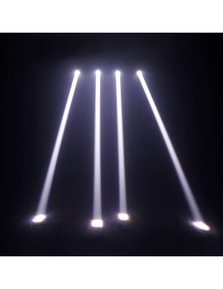 Cameo HYDRABEAM 400 RGBW - Set con 4 cabezas móviles ultrarrápidas de LEDs RGBW CREE de 10 W