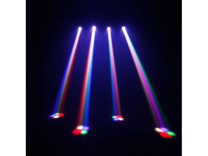 Cameo HYDRABEAM 400 RGBW - Set con 4 cabezas móviles ultrarrápidas de LEDs RGBW CREE de 10 W
