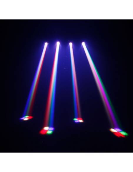 Cameo HYDRABEAM 400 RGBW - Set con 4 cabezas móviles ultrarrápidas de LEDs RGBW CREE de 10 W