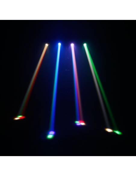 Cameo HYDRABEAM 400 RGBW - Set con 4 cabezas móviles ultrarrápidas de LEDs RGBW CREE de 10 W