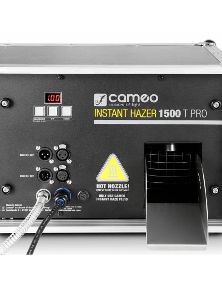 Cameo INSTANT HAZER 1500 T PRO - Máquina de neblina con flightcase y control por microprocesador