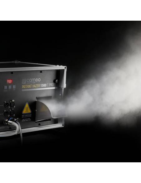 Cameo INSTANT HAZER 1500 T PRO - Máquina de neblina con flightcase y control por microprocesador