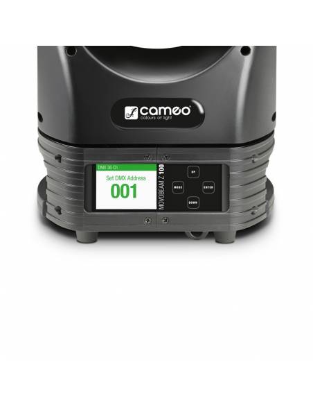 Cameo MOVO BEAM Z100 - Cabeza móvil con anillo LED, giro continuo y zoom