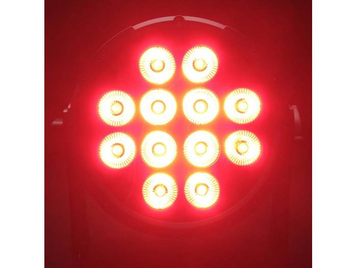 Cameo FLAT PRO® 12 IP65 - Foco Outdoor PAR LED RGBWA plano 12 x 10 W con Carcasa negra