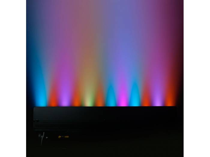 Cameo PIXBAR 600 PRO IP65 - Barra de LED RGBWA+UV 12 × 12 W compatible con RDM para exterior