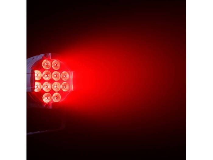 Cameo STUDIO PAR 64 RGBW AU 12W - 12 focos LED RGBWA de 12 W + foco UV PAR con carcasa negra - 6