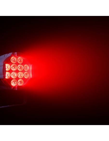 Cameo STUDIO PAR 64 RGBW AU 12W - 12 focos LED RGBWA de 12 W + foco UV PAR con carcasa negra - 6