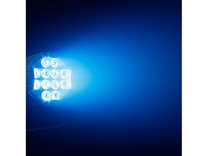 Cameo STUDIO PAR 64 RGBW AU 12W - 12 focos LED RGBWA de 12 W + foco UV PAR con carcasa negra - 8