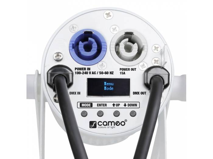 Cameo Q-SPOT 15 RGBW WH - Foco compacto con LED RGBW de 15 W y carcasa blanco