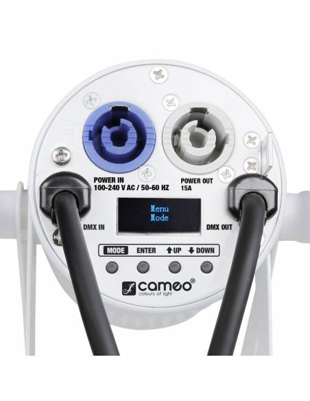 Cameo Q-SPOT 15 W WH - Foco de iluminación compacto con LED de 15 W blanco cálido en carcasa blanca - 3