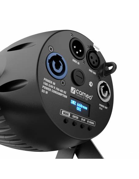 Cameo Q-SPOT 40 TW - Foco compacto con LED Tunable White de 40 W en color negro