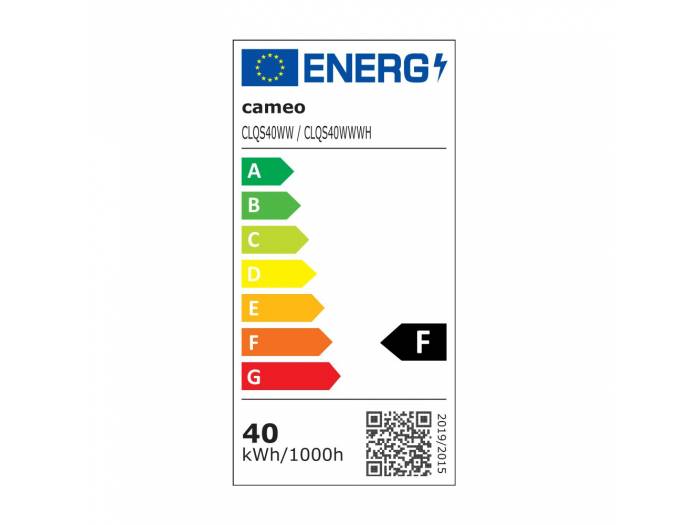 Cameo Q-SPOT 40 WW - Foco compacto con LED WW de 40 W en color negro