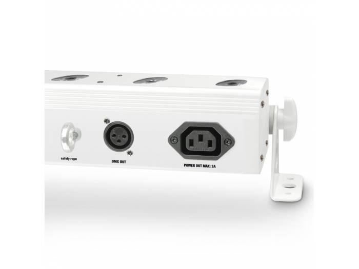 Cameo TRIBAR 200 IR WH - Barra de LEDs tricolor 12 x 3 W con carcasa blanco y mando a distancia por infrarrojos