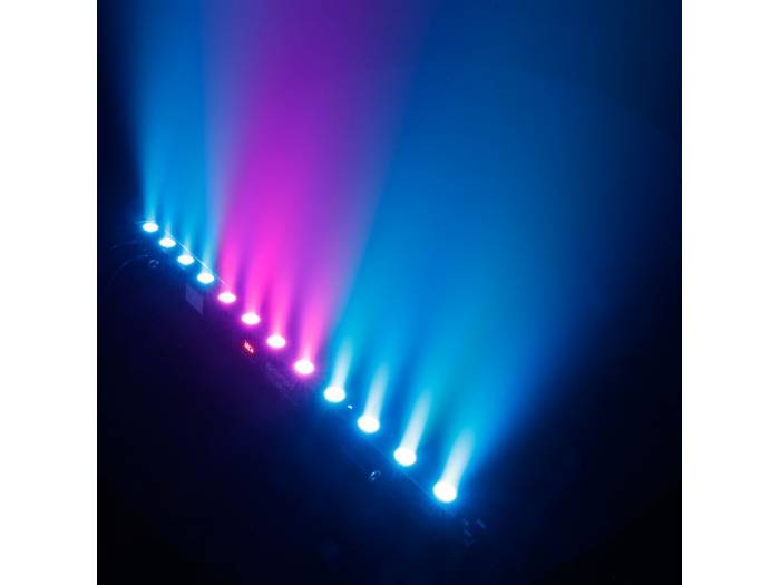 Cameo TRIBAR 200 IR WH - Barra de LEDs tricolor 12 x 3 W con carcasa blanco y mando a distancia por infrarrojos