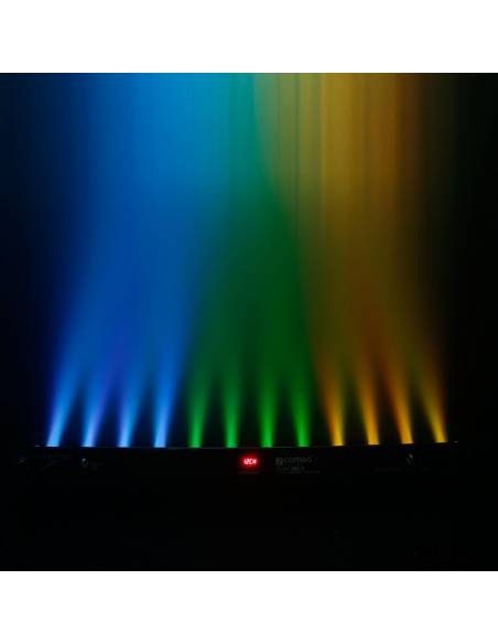 Cameo TRIBAR 200 IR WH - Barra de LEDs tricolor 12 x 3 W con carcasa blanco y mando a distancia por infrarrojos