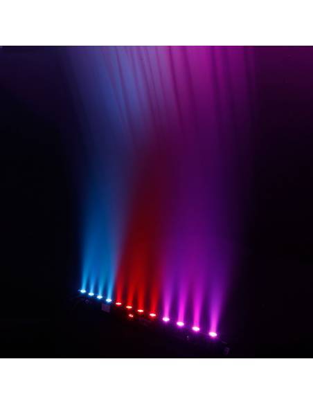 Cameo TRIBAR 200 IR WH - Barra de LEDs tricolor 12 x 3 W con carcasa blanco y mando a distancia por infrarrojos