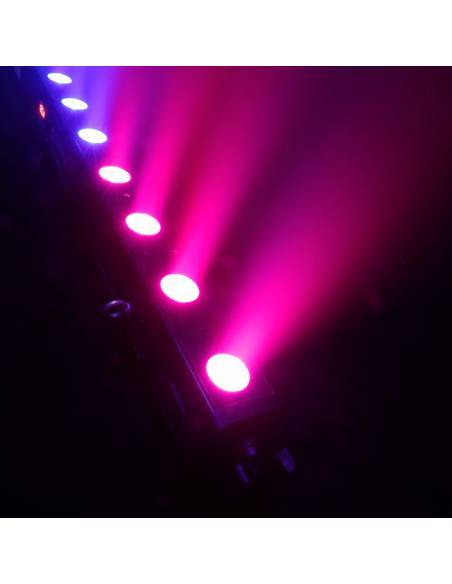 Cameo TRIBAR 200 IR WH - Barra de LEDs tricolor 12 x 3 W con carcasa blanco y mando a distancia por infrarrojos