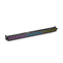 Cameo TRIBAR 400 IR - Barra de LEDs tricolor 24 x 3 W con carcasa negra y mando a distancia por infrarrojos - 1