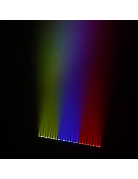 Cameo TRIBAR 400 IR - Barra de LEDs tricolor 24 x 3 W con carcasa negra y mando a distancia por infrarrojos - 12