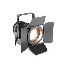 Cameo TS 100 WW - Foco para teatro con lente Fresnel y LED blanco cálido de 100 W en una carcasa negra