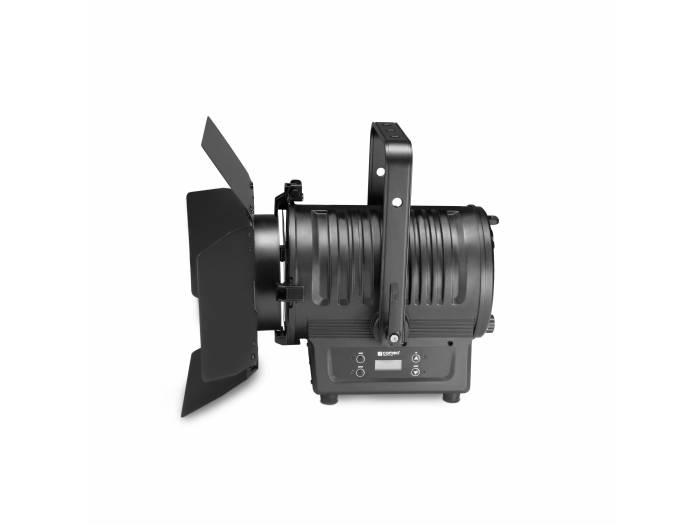 Cameo TS 100 WW - Foco para teatro con lente Fresnel y LED blanco cálido de 100 W en una carcasa negra