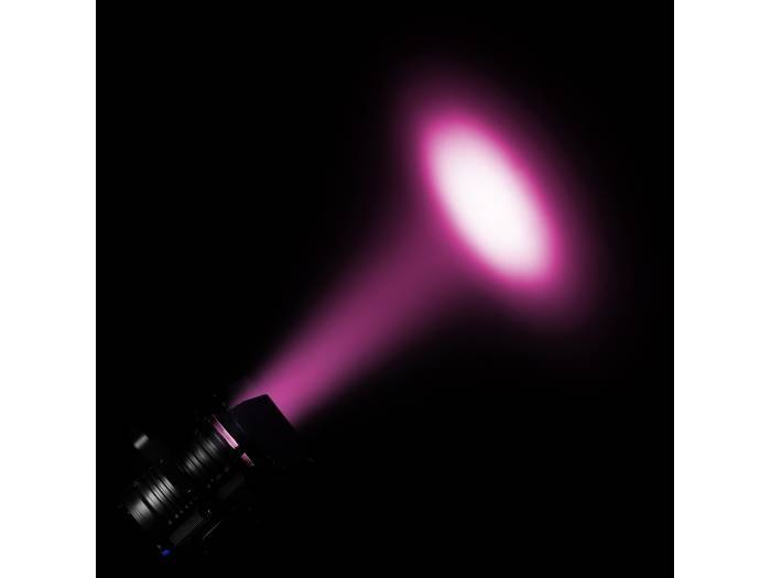 Cameo TS 200 FC - Spot de teatro con lente de Fresnel y LED 6 en 1 de 200 W en carcasa negra