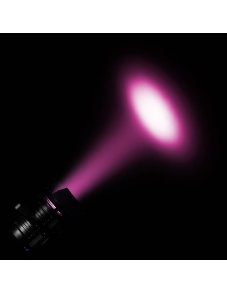 Cameo TS 200 FC - Spot de teatro con lente de Fresnel y LED 6 en 1 de 200 W en carcasa negra