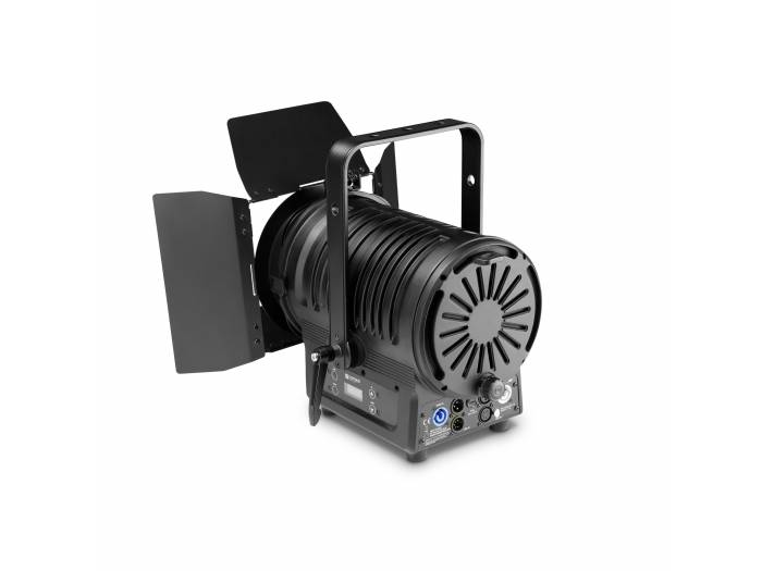 Cameo TS 200 WW - Foco para teatro con lente Fresnel y LED blanco cálido de 180 W en una carcasa negra