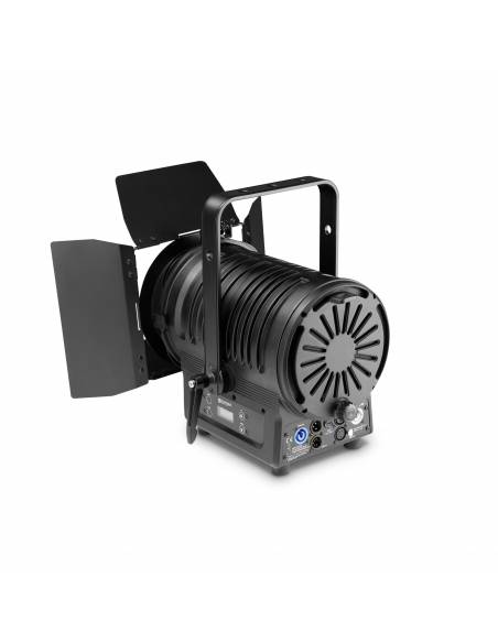 Cameo TS 200 WW - Foco para teatro con lente Fresnel y LED blanco cálido de 180 W en una carcasa negra