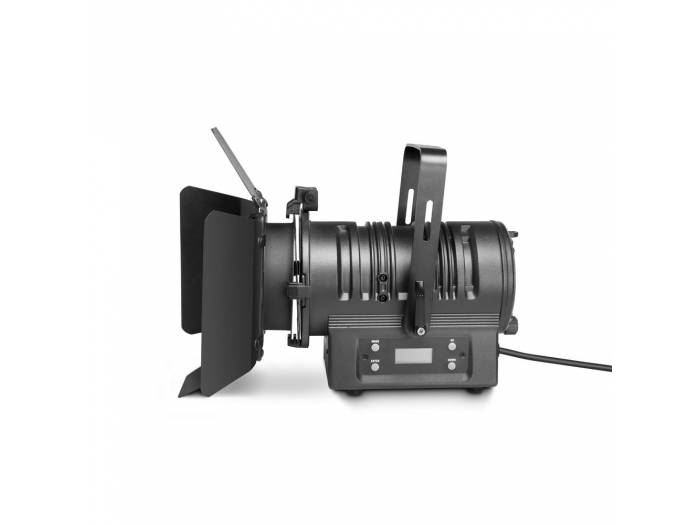 Cameo TS 40 WW - Foco para teatro con lente plano-convexa y LED blanco cálido de 40 W en una carcasa negra