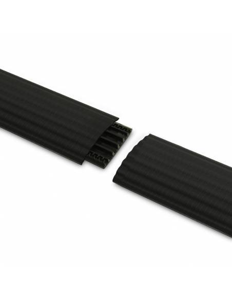 Defender OFFICE - Pasacables de 4 Canales negro