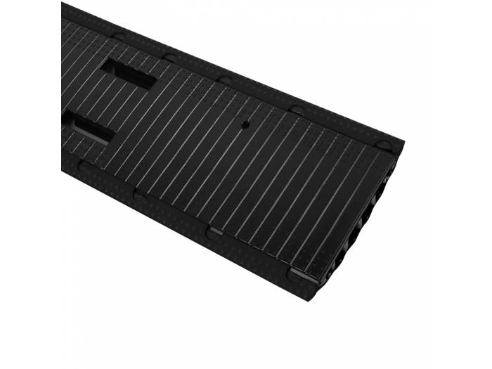 Defender OFFICE - Pasacables de 4 Canales negro