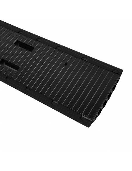 Defender OFFICE - Pasacables de 4 Canales negro